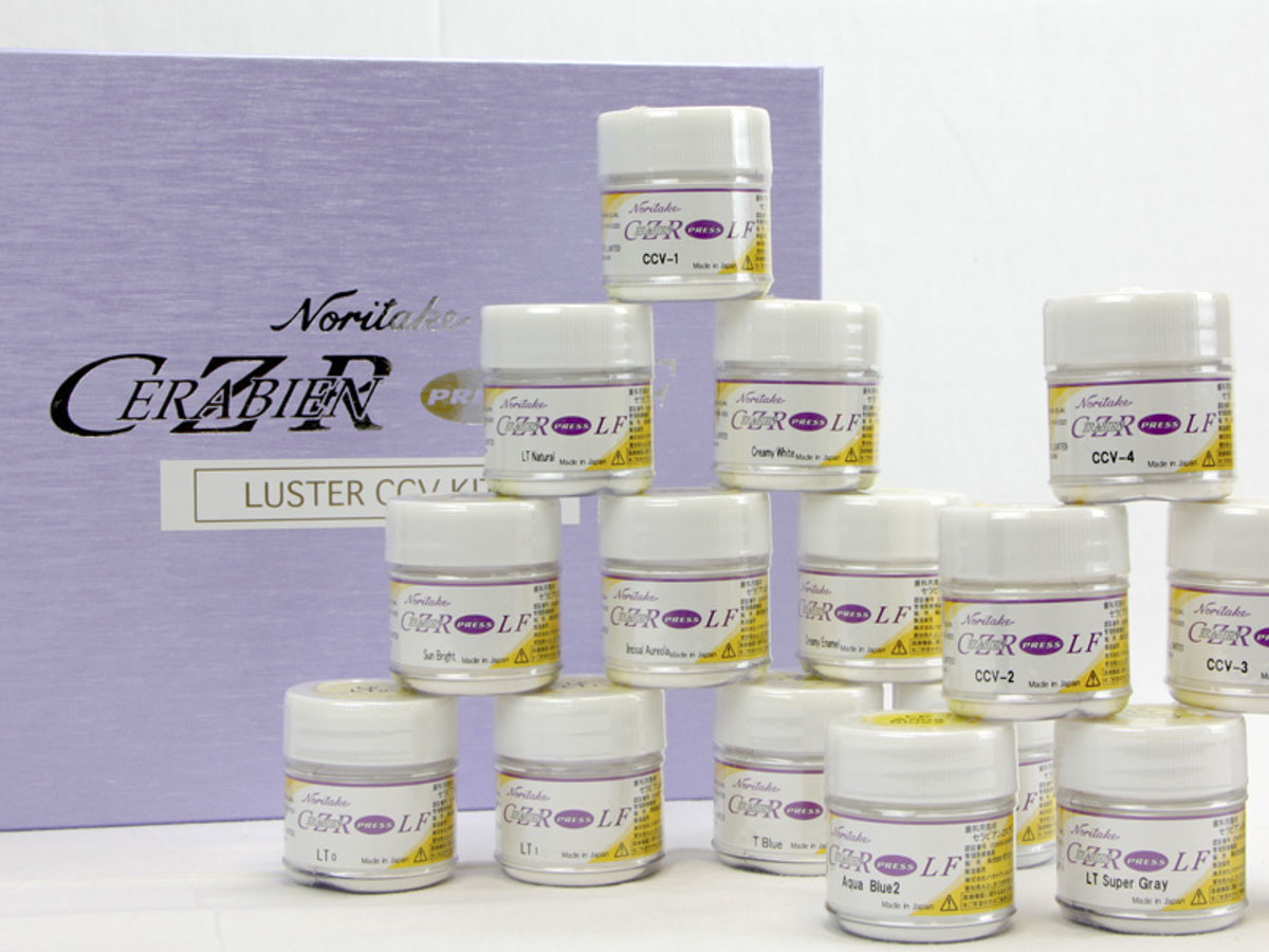 Kuraray Noritake CZR Press LF Luster CCV Kit | Gold Quadrat Dental