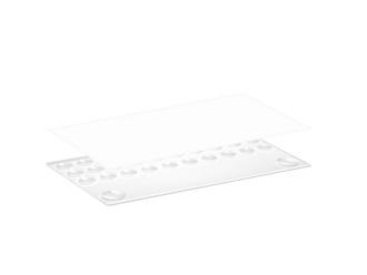 Weiße PVC Folie