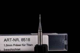 1,0mm Radiusfräser, beschichtet für Titan