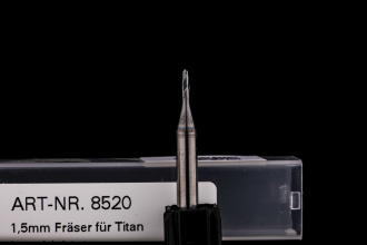 1,5mm Radiusfräser, beschichtet für Titan