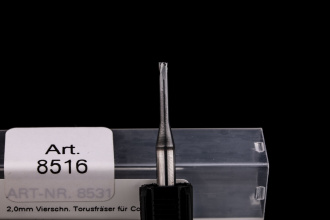 2,0mm Vierschn. Torusfräser, beschichtet für CoCr