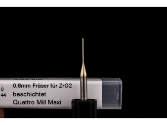0,6mm Radiusfräser, beschichtet für ZrO2