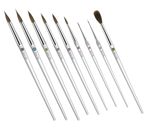 Smile Line Pinselsortiment Clear Handle