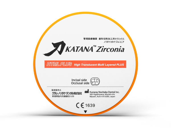 Kuraray Noritake Katana Zirconia HTML A4 18mm