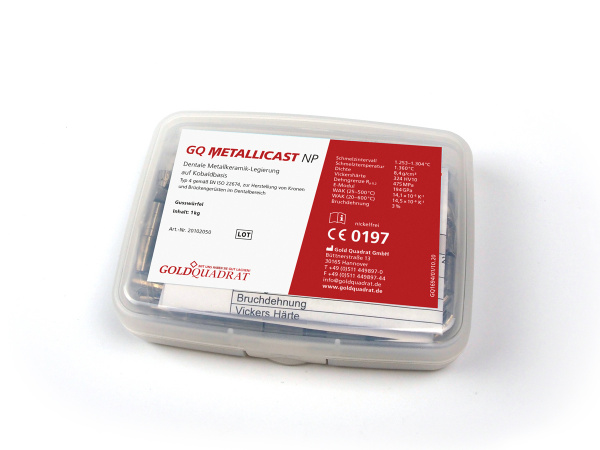 GQ MetalliCast NP Verpackung