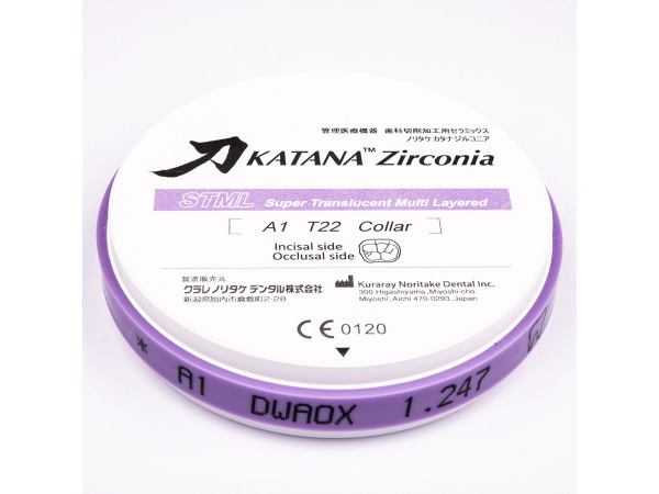 Katana Zirconia STML A1 22mm